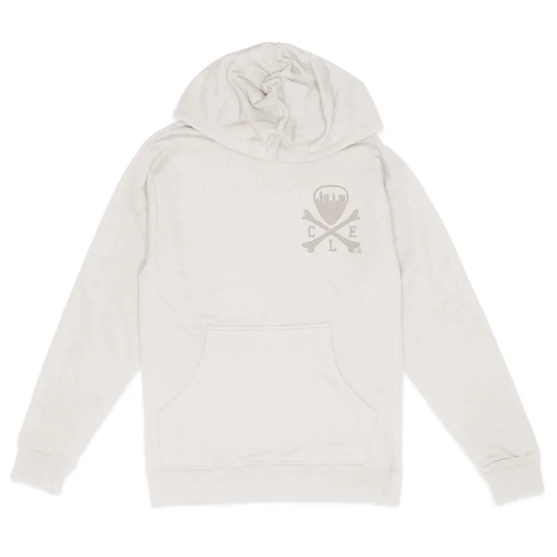 CLE Logo - Unisex Pullover Hoodie - Pigment Ivory