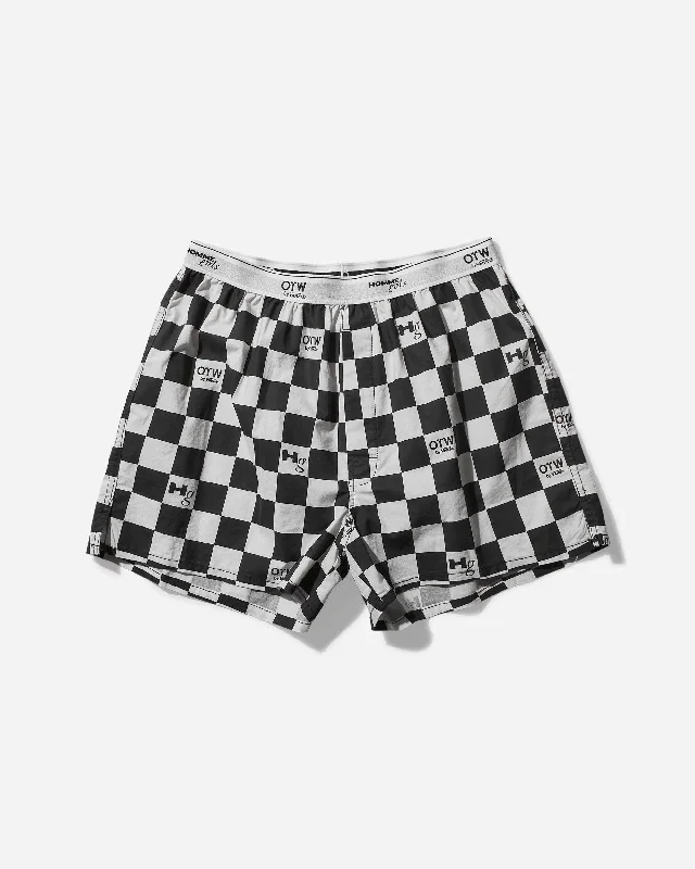 Women's HommeGirls Boxer Short White / Black