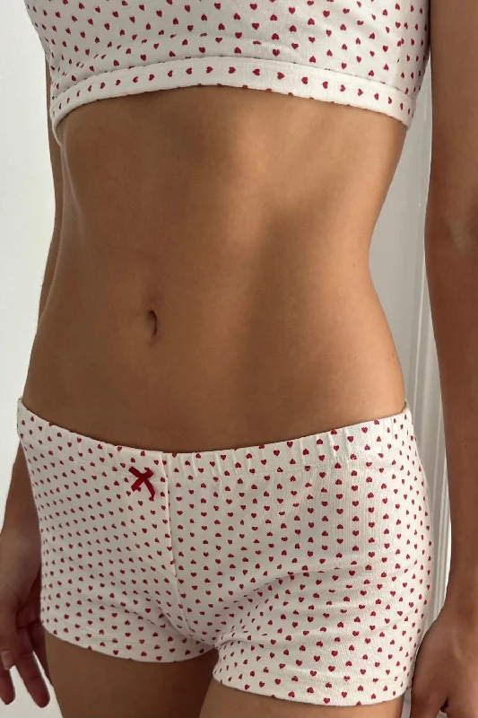 Bow Heart Boxer Underwear