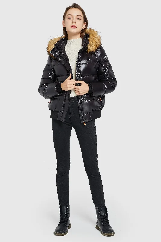 Thickened Winter Shiny Puffer Jacket